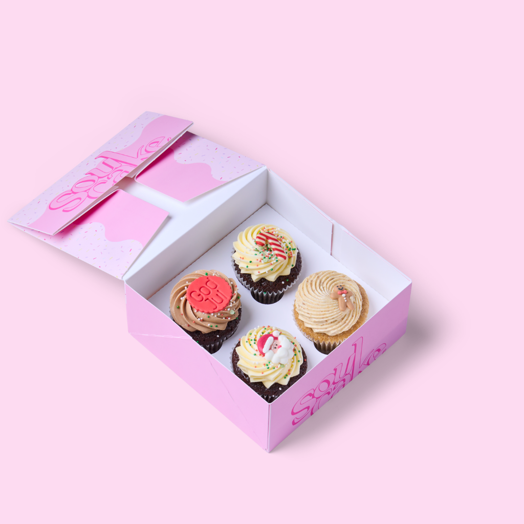 Soulcake Christmas Cupcakes 4pk